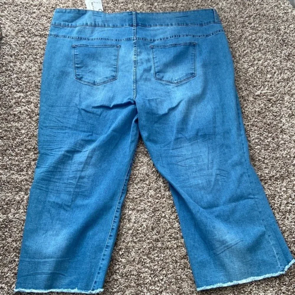 For the Republic distressed capri Jeans pants - Picture 5 of 7